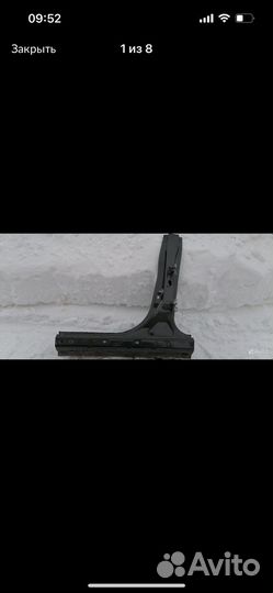 Порог левый peugeot 4007