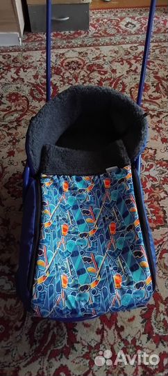 Детские санки с колесами