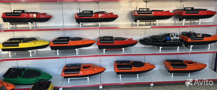 Прикормочный кораблик с gps