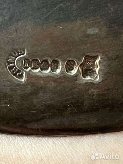 Лопатка старинная, серебряная