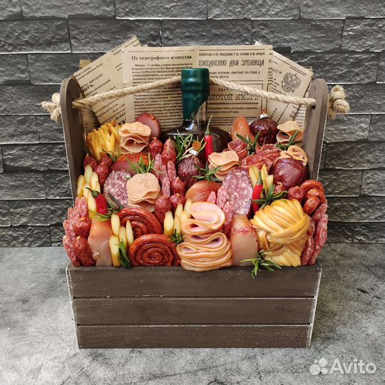 Мужские букеты съедобные