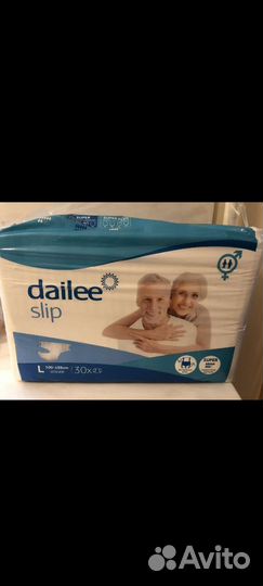 Породам памперсы daileeдля взрослых размер L