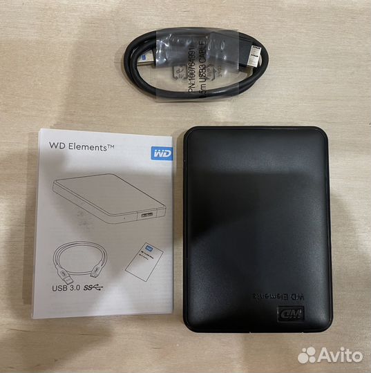 Портативный жёсткий диск 2TB WD (реплика)