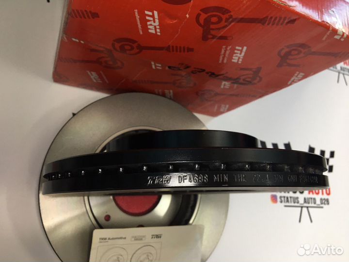 Торм. Диск перед. TRW Hyundai/Kia