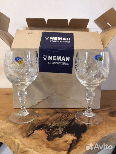 Бокалы хрустальные (набор 6 штук)