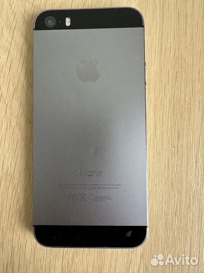 Смартфон Apple iPhone 5S 16 гб, 1 SIM, черный