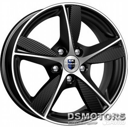 Диски Кинезис 6.5/16 5x100 ET48 d56.1 алмаз чёрный