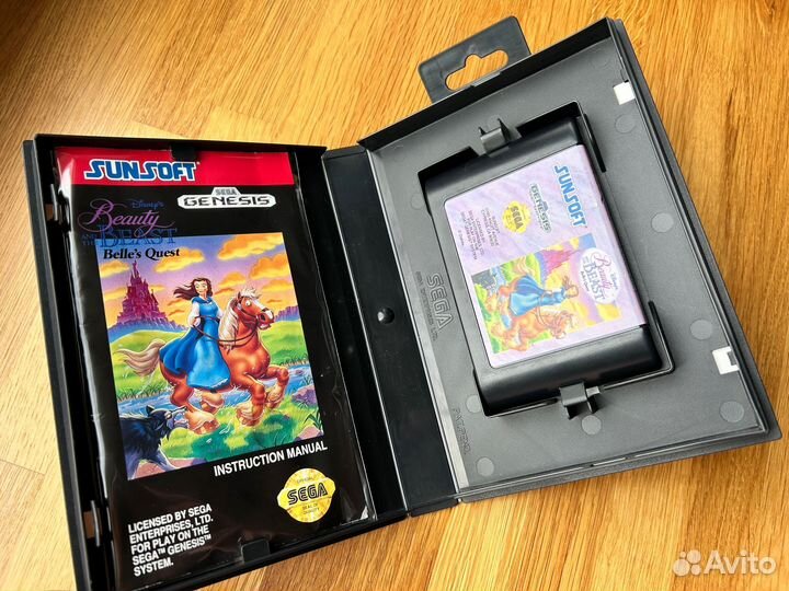 Beauty and the Beast Belle Quest Sega Genesis