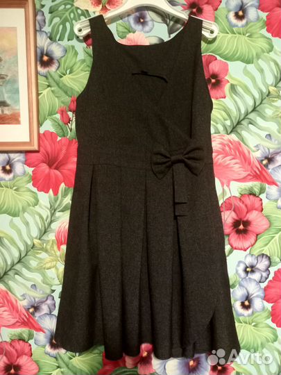 Сарафан школьный и жилетка