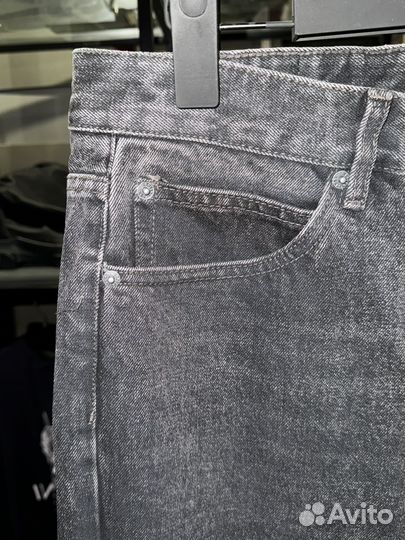 Balenciaga Baggy Jeans Grey SS24 джинсы