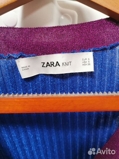 Вязаное платье - кардиган zara