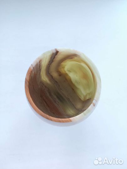 Бокал из оникса, 16 см высота