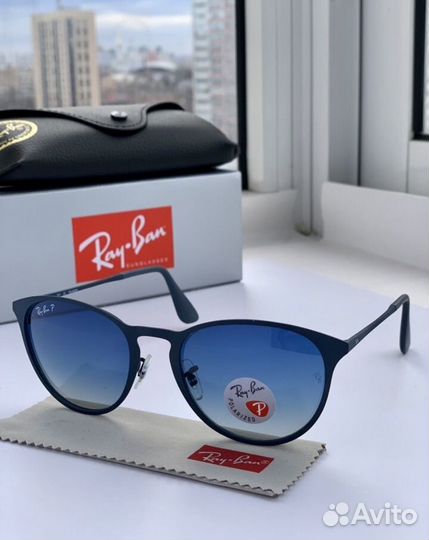 Очки Ray ban Erika metal поляризационные Polaroid