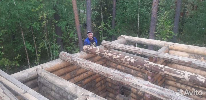 Разбор бревенчатого дома и сборка на новом месте