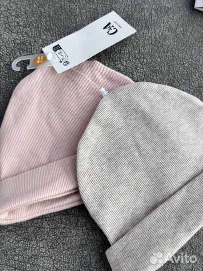 Шапки 2в1 набор C&A на девочку