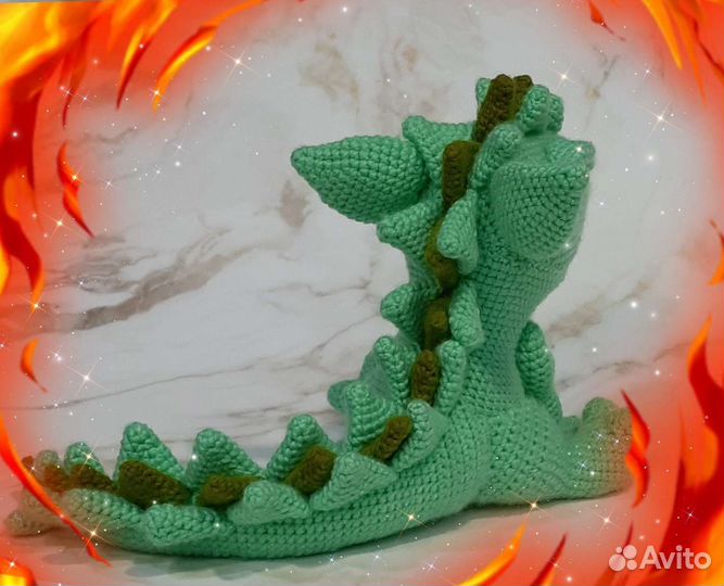 Вязаные игрушки дракон