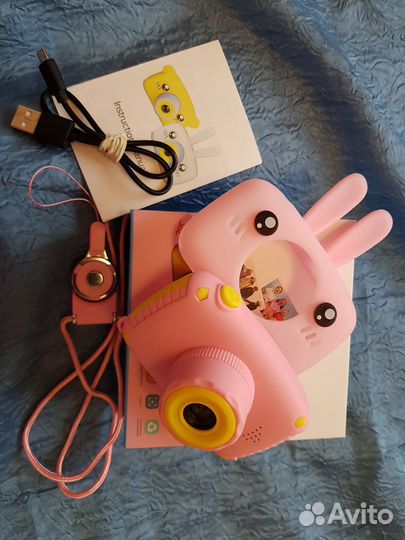 Фотоаппарат Children's Fun Camera Зайчик, розовый