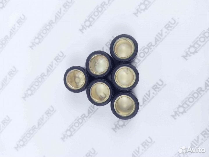 Ролик вариатора (компл 6 шт) 16х13 6,5 гр GY6-50