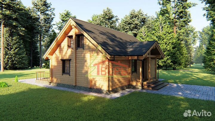 Дом из бруса 11х10