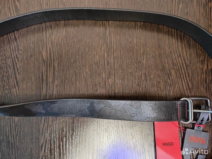Мужской кожаный ремень Hugo Boss