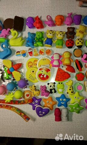 Ластики фигурные