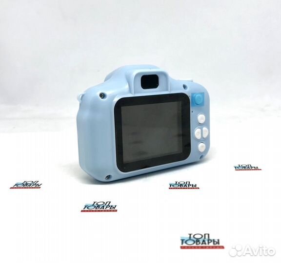 Детский фотоаппарат Cartoon Digital Camera голубой