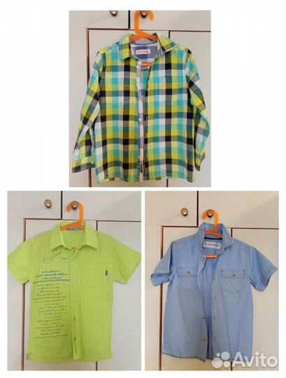 Рубашки для мальчика 122
