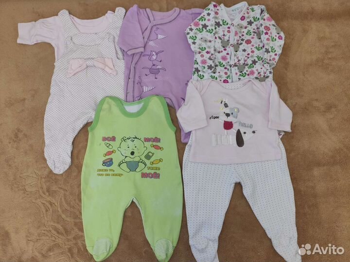 Вещи пакетом на девочку 56-62