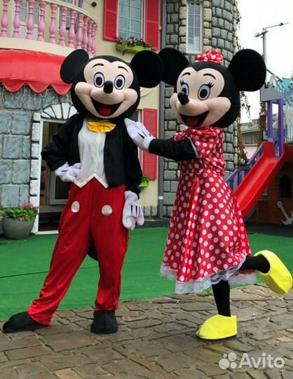 Ростовые куклы Мики и Мини Маус