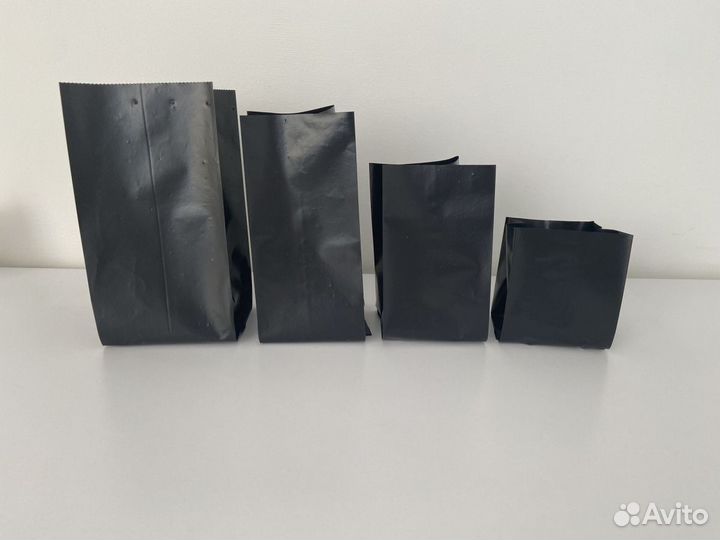 Пакет для рассады 10x10x25 черный, 2,0 л с перфора