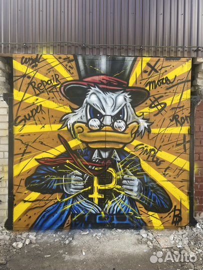 Граффити на заказ роспись стен, арт, оформление