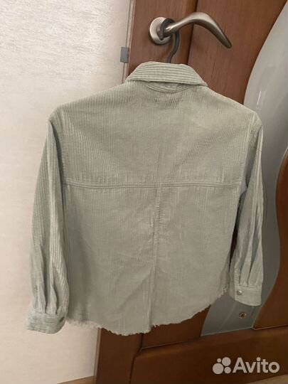 Вельветовая рубашка zara детская