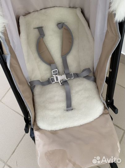 Коляска-санки Снеговик