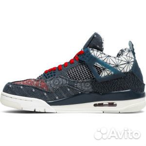 Кроссовки Air Jordan 4 Retro SE Sashiko, синий