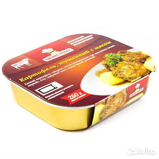 Консервы: картофель тушеный с мясом, 250 г