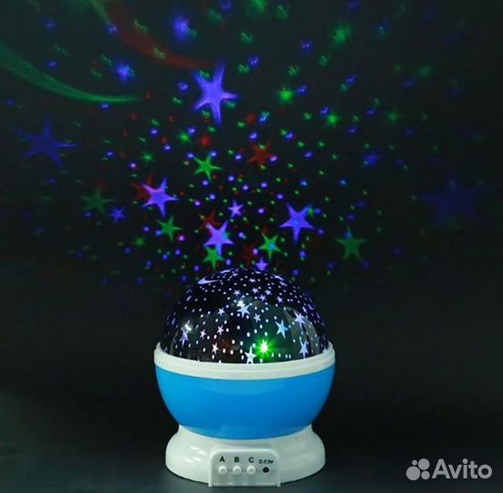 Ночник-проектор Звездное небо (вращающийся)