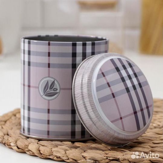 Банка для сыпучих продуктов «Клетка», 800 мл, 9,91