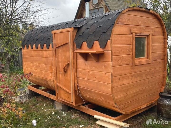 Бани-бочки квадро в наличии