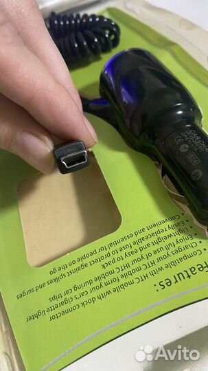 Зарядное устройство в автомобиль mini usb