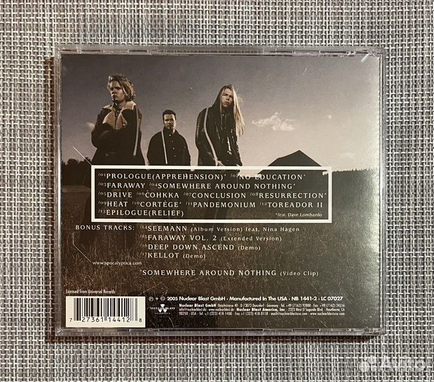 Apocalyptica - Reflections CD USA Slipcase