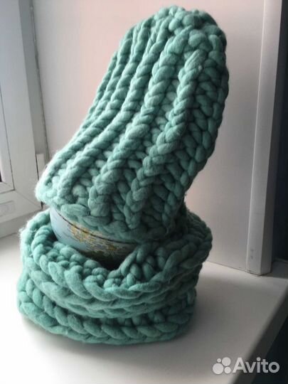 Комплект шапка и снуд