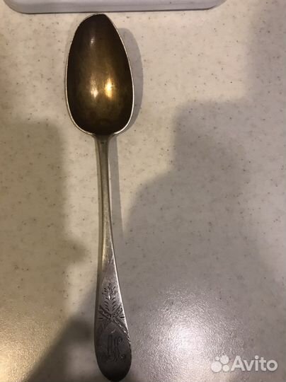 Ложка столовая серебро