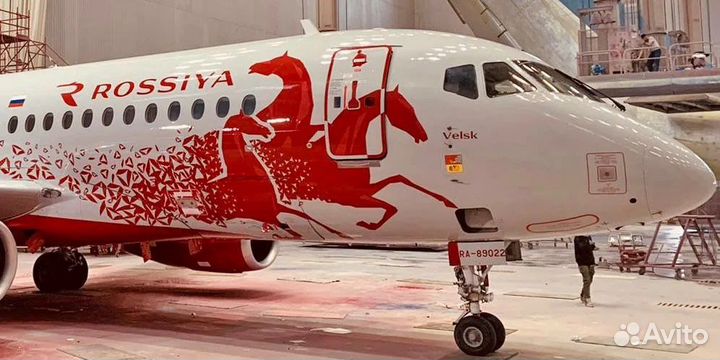 Модель самолет Россия Rossiya