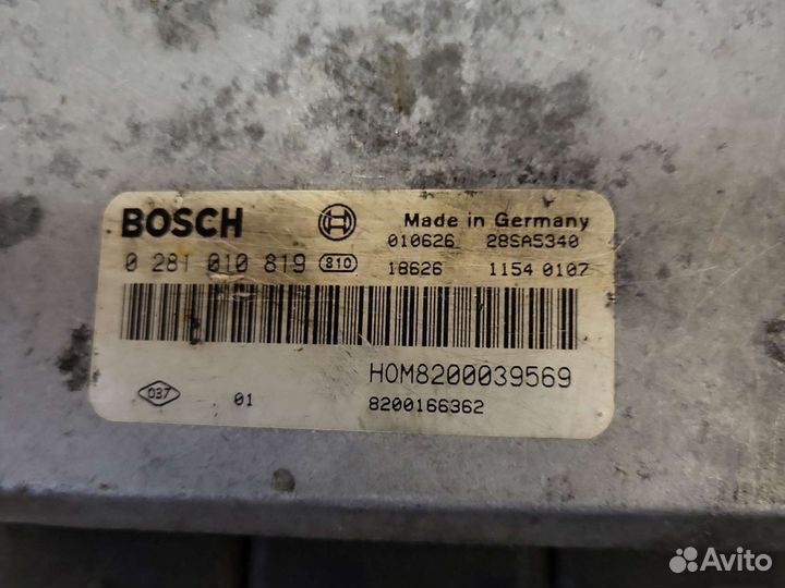 Эбу блок комфорта Renault megane 1