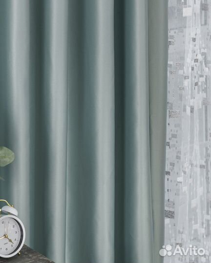 Шторы Адора топаз новые на окна пошив