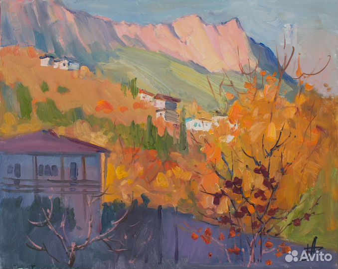 HD21 Осенний вечер в Алупке, кисти Анны Давыдченко