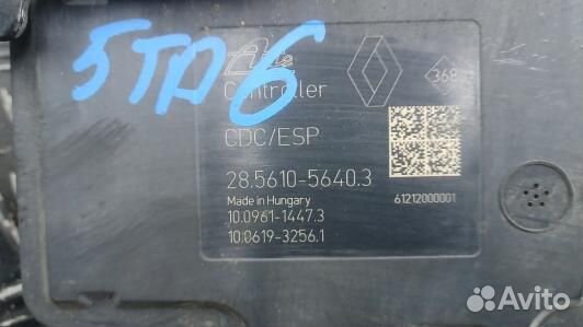Блок ABS renault fluence 1 (5TD06KW01)