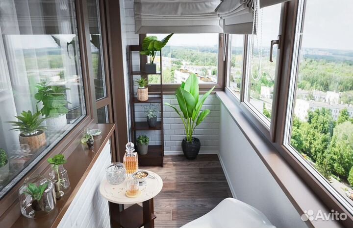 Остекление балконов, Пластиковые окна и двери