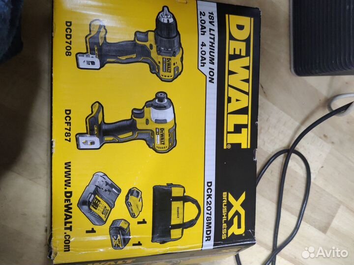 Набор инструмента DeWalt 18 v