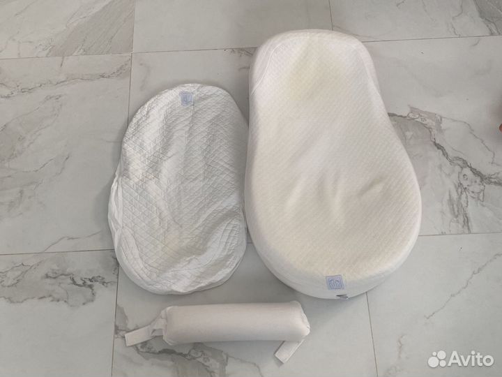 Кокон для новорожденных. чехол и валик